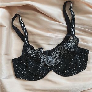 Black Rose Bra